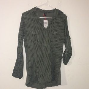 Poof womens Longsleeve shirt size large nwt